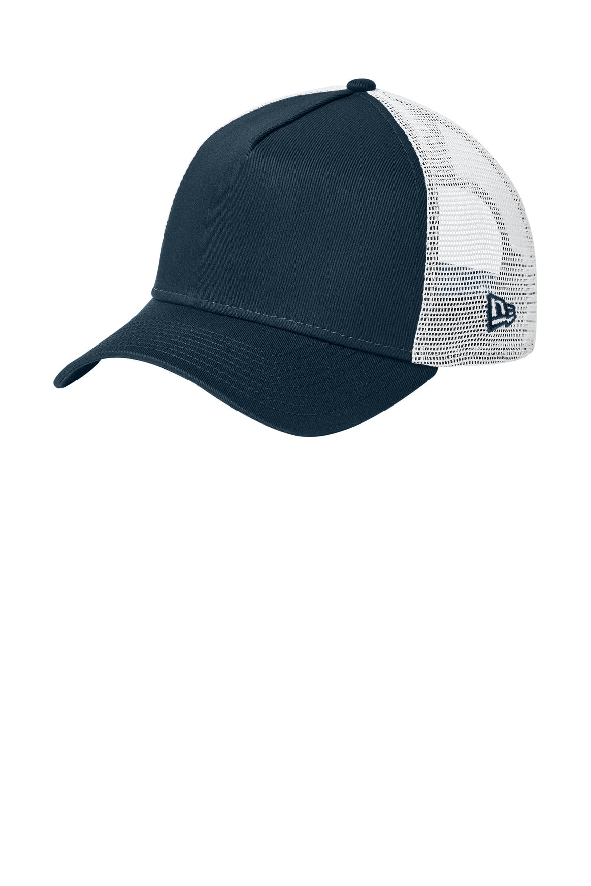 New Era Snapback Trucker Cap. NE205 in Flag Deep Navy/ White