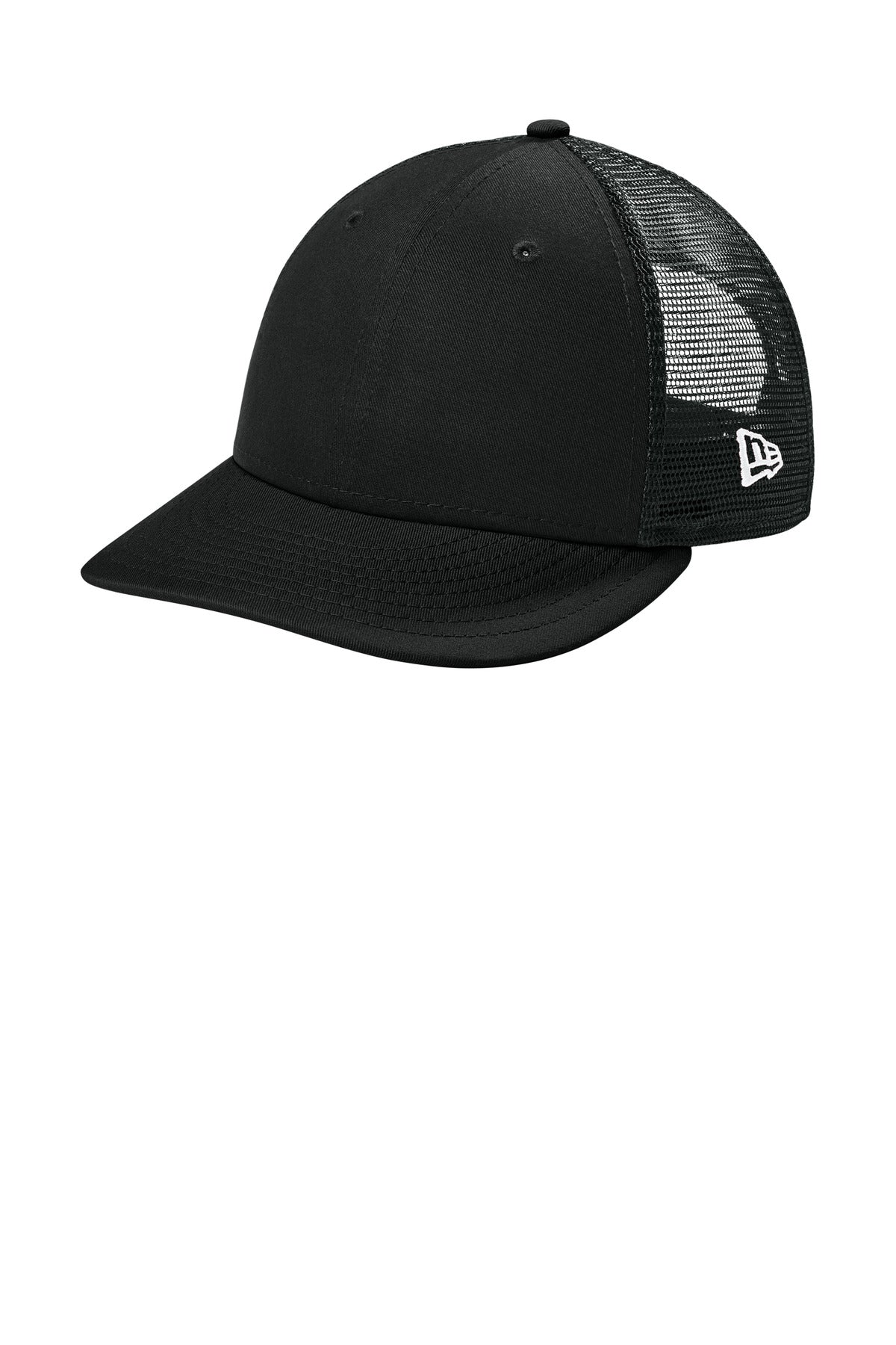 New Era   Snapback Low Profile Trucker Cap   NE207 in Flag Black