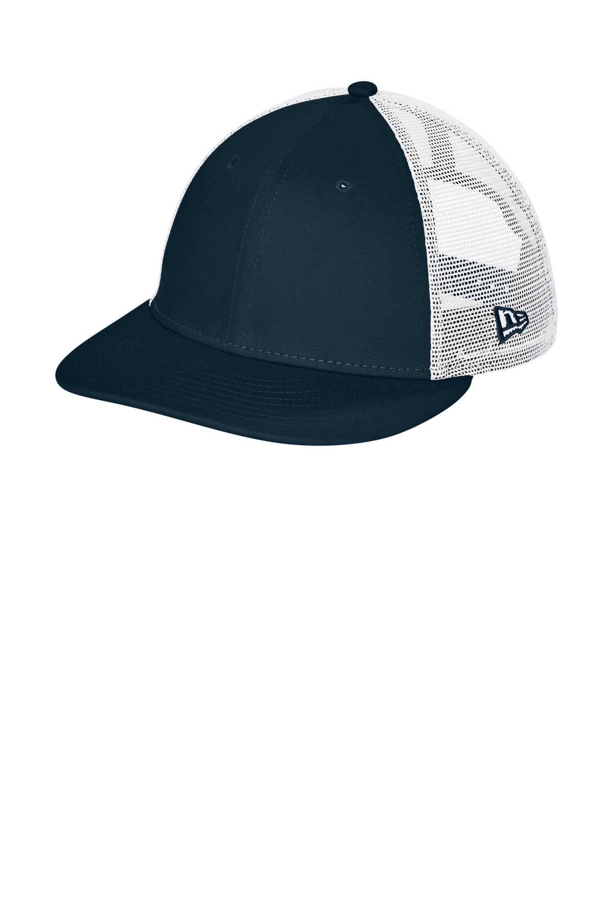 New Era   Snapback Low Profile Trucker Cap   NE207 in Flag Deep Navy/ White