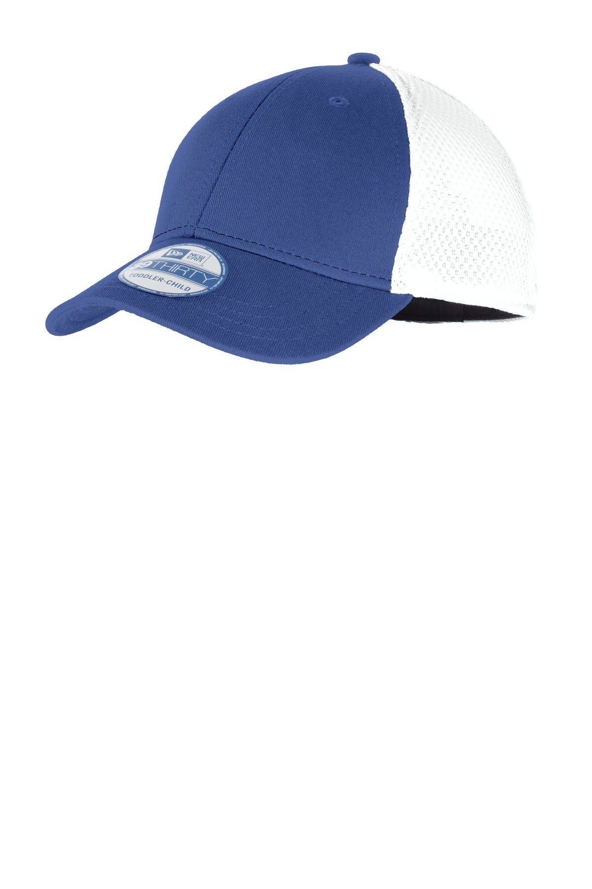 New Era Youth Stretch Mesh Cap. NE302 in Royal/ White