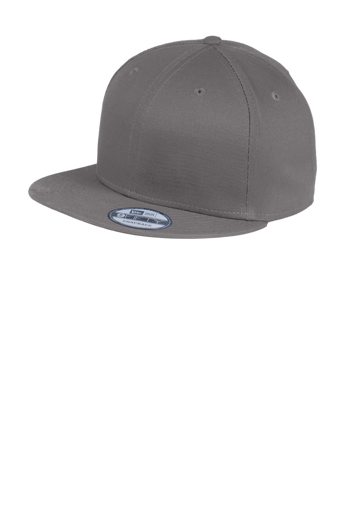 New Era - Flat Bill Snapback Cap. NE400 in Charcoal