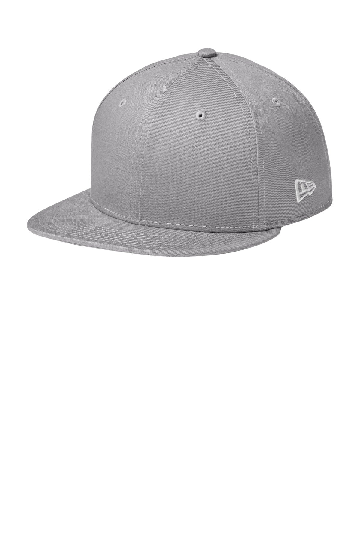 New Era - Flat Bill Snapback Cap. NE400 in Flag Grey