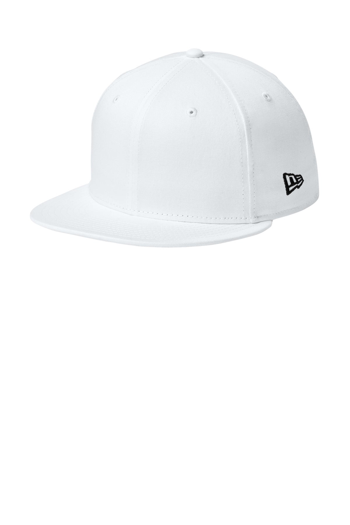 New Era - Flat Bill Snapback Cap. NE400 in Flag White