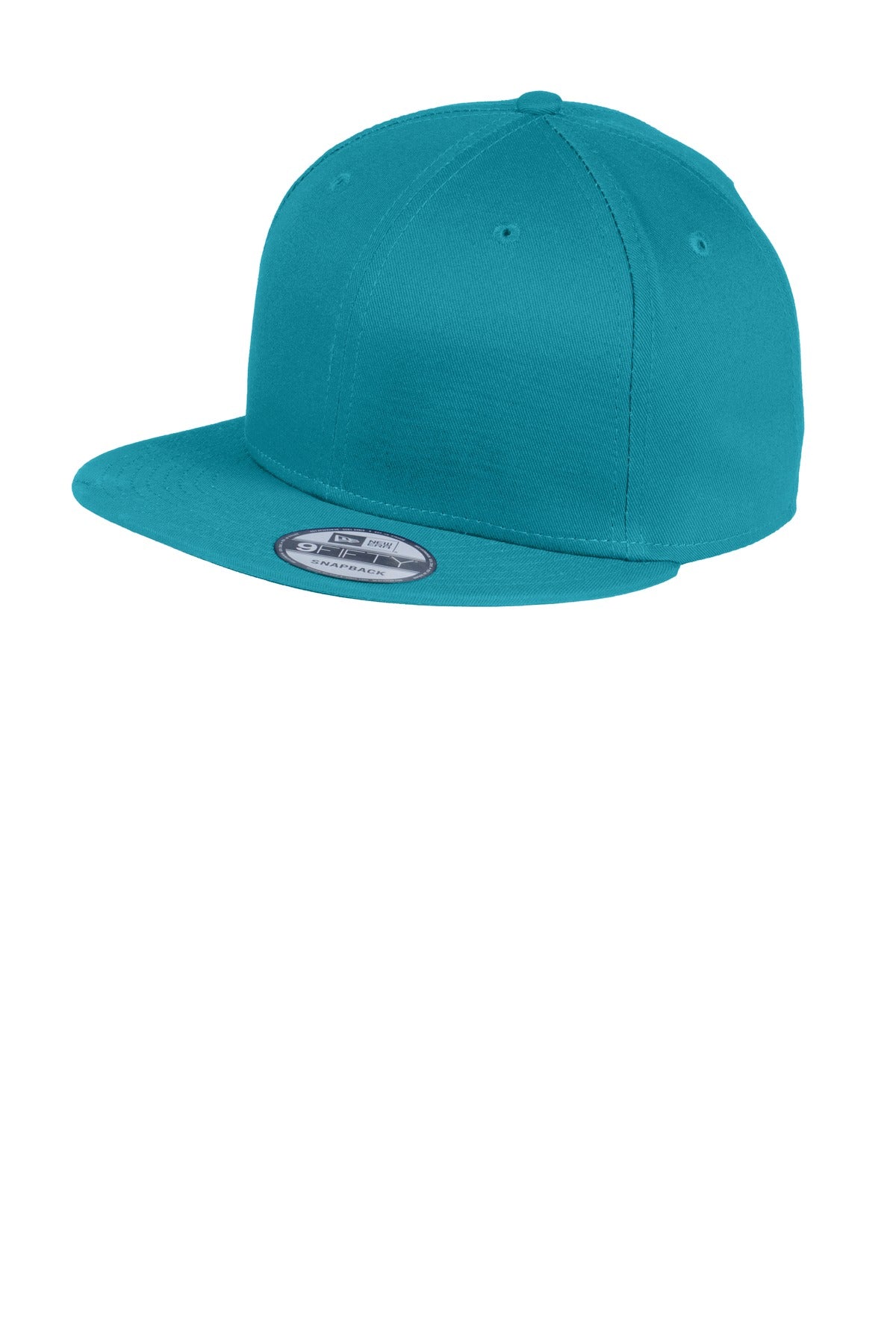 New Era - Flat Bill Snapback Cap. NE400 in Shark Teal