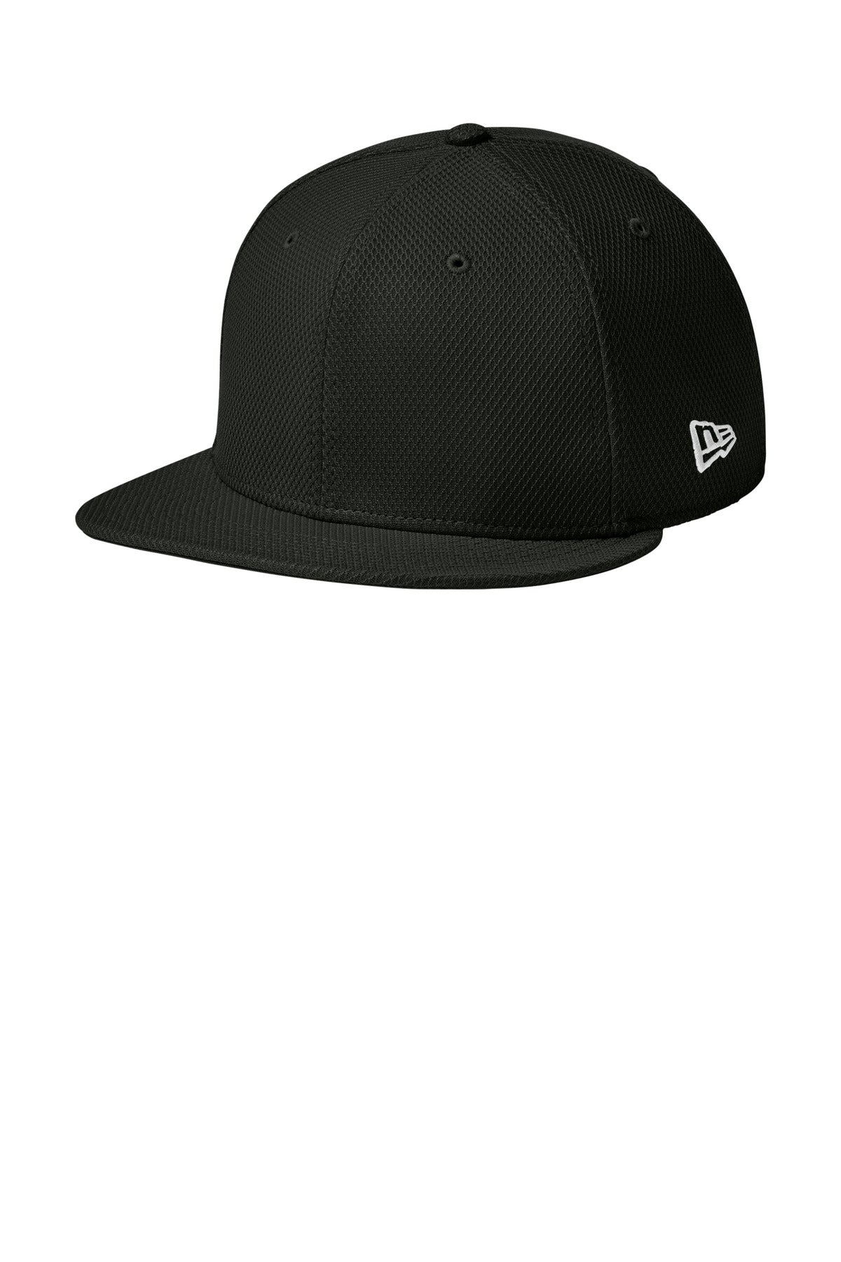 New Era  Original Fit Diamond Era Flat Bill Snapback Cap. NE404 in Flag Black