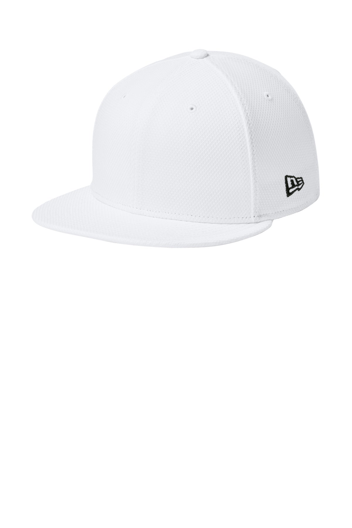 New Era  Original Fit Diamond Era Flat Bill Snapback Cap. NE404 in Flag White