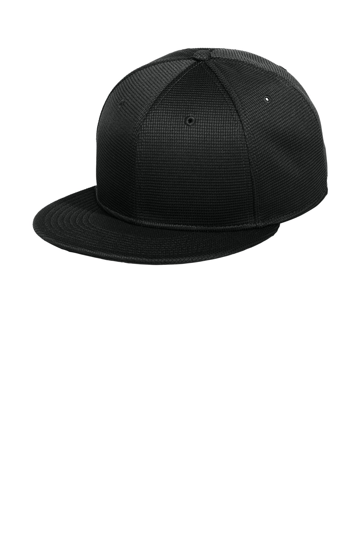 New Era Pivot Flat Bill Snapback Cap NE409 in Black