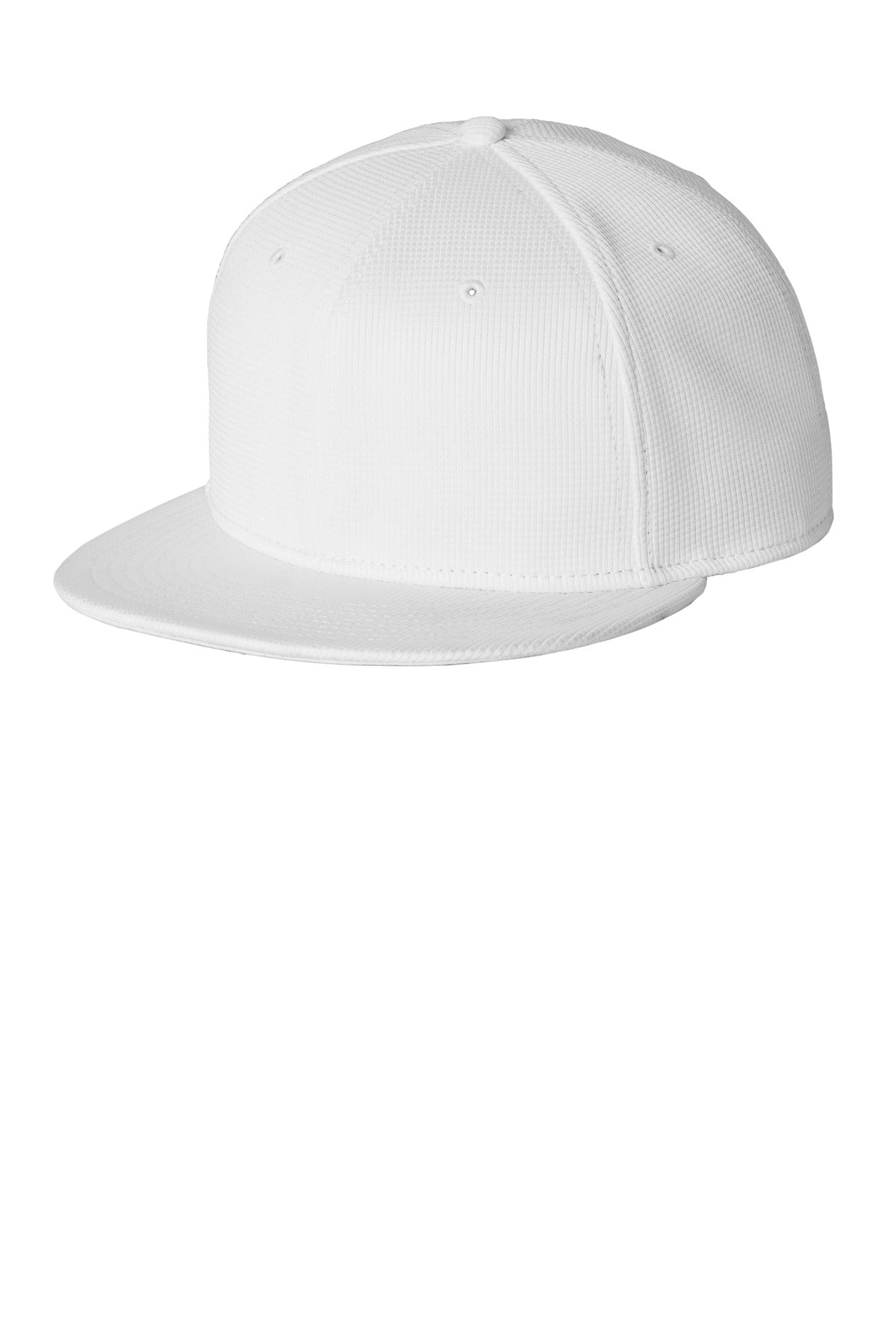 New Era Pivot Flat Bill Snapback Cap NE409 in White