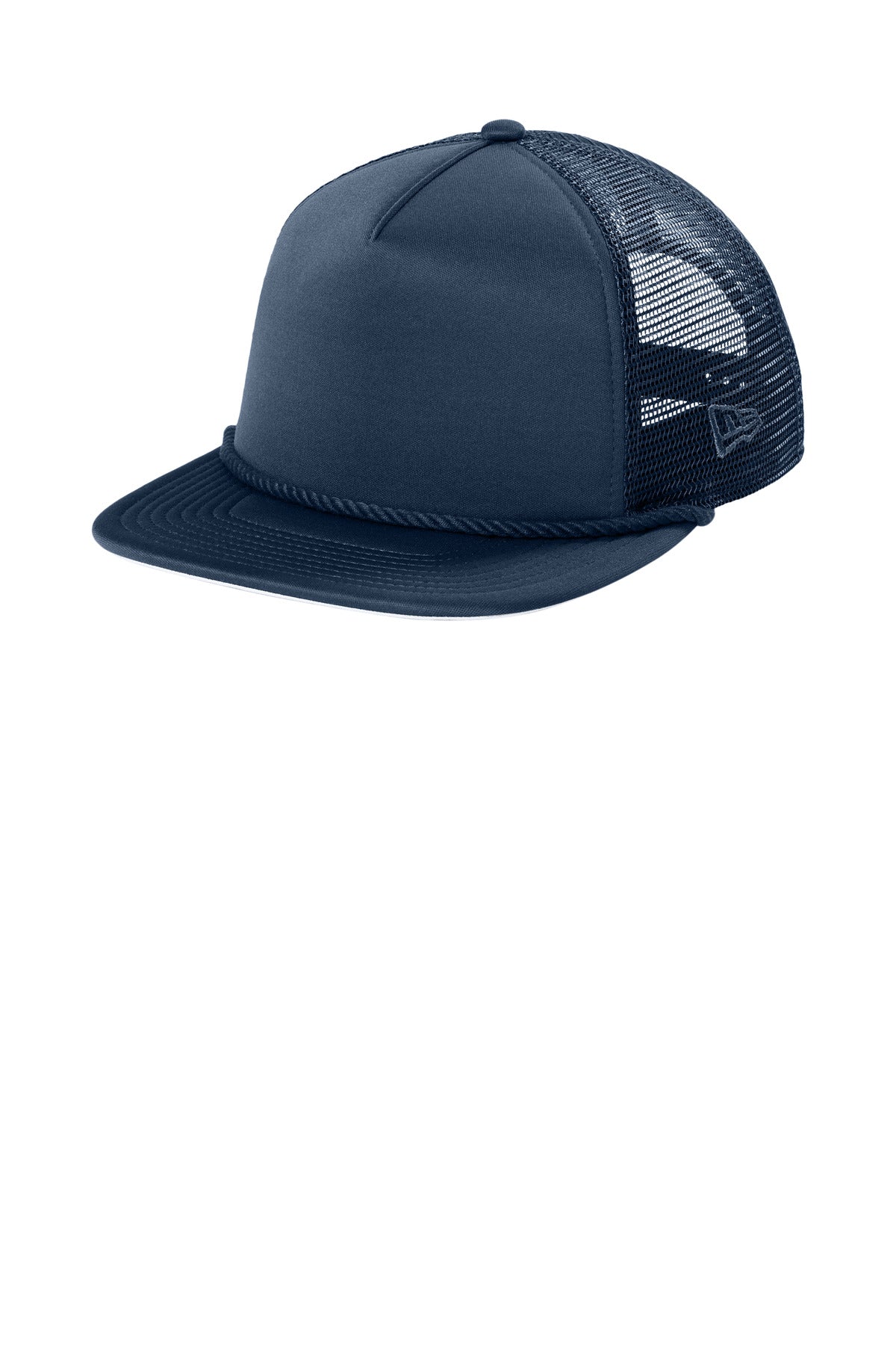 New Era Foam Rope Trucker Cap NE410 in Deep Navy