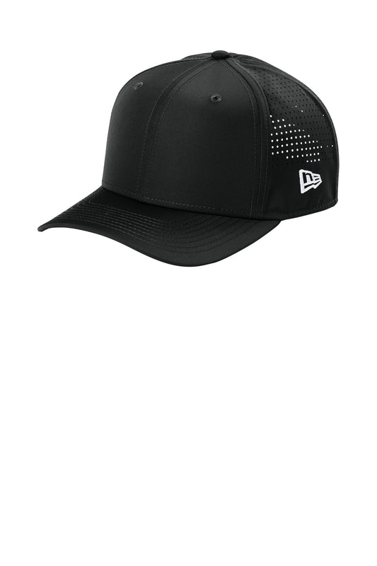 New Era 9SEVENTY Perforated Snapback Cap NE501 in Black