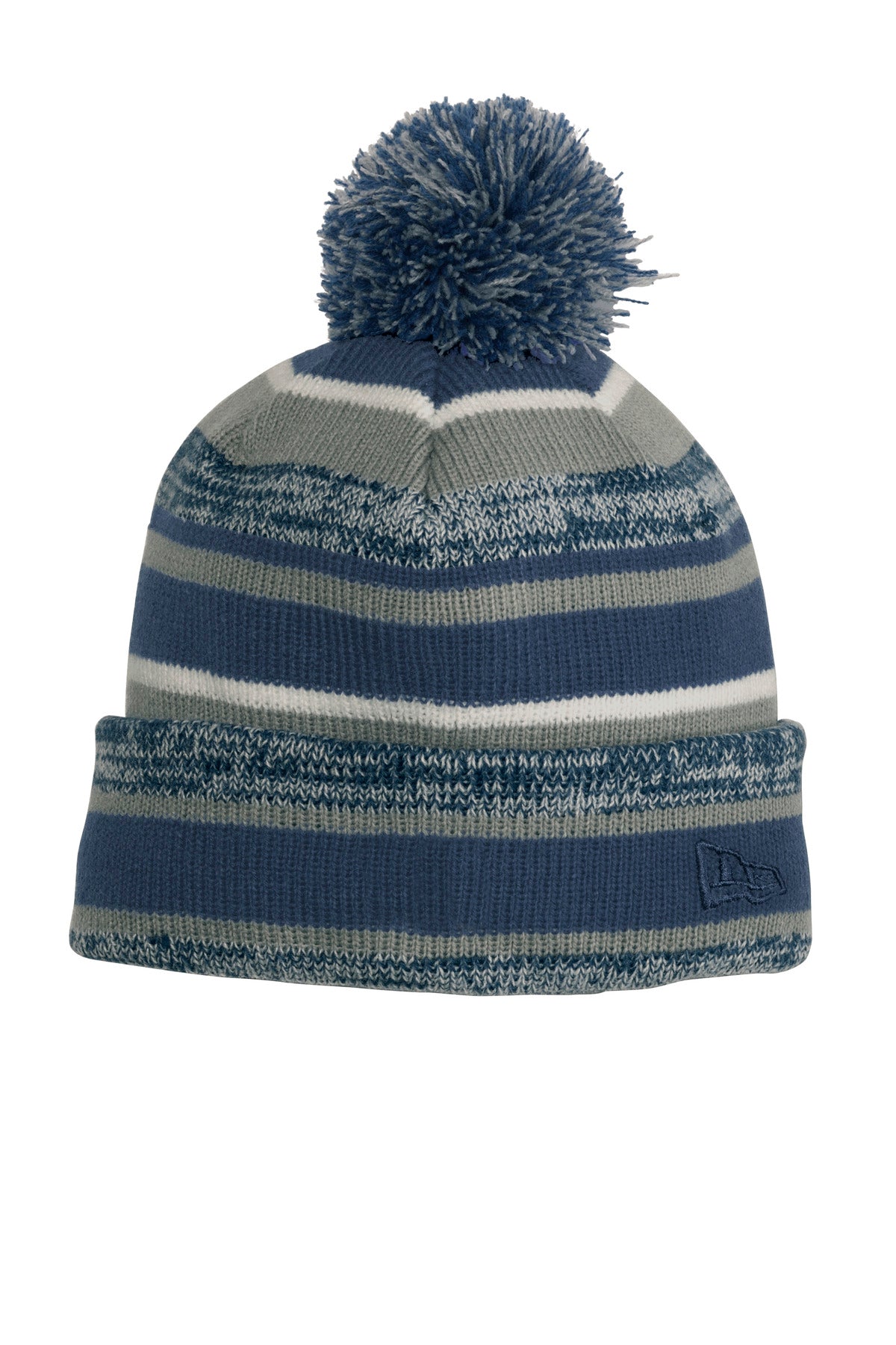 New Era Sideline Beanie. NE902 in Navy/ Graphite