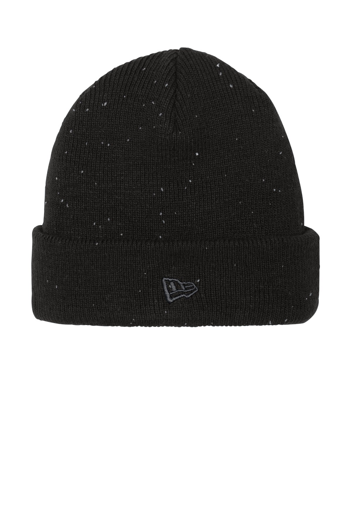 New Era  Speckled Beanie. NE905 in Black/ Graphite