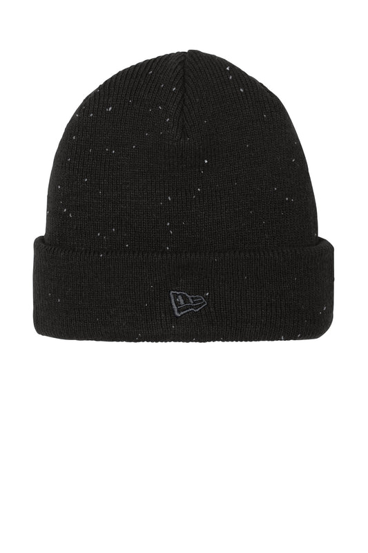 New Era  Speckled Beanie. NE905 in Black/ Graphite