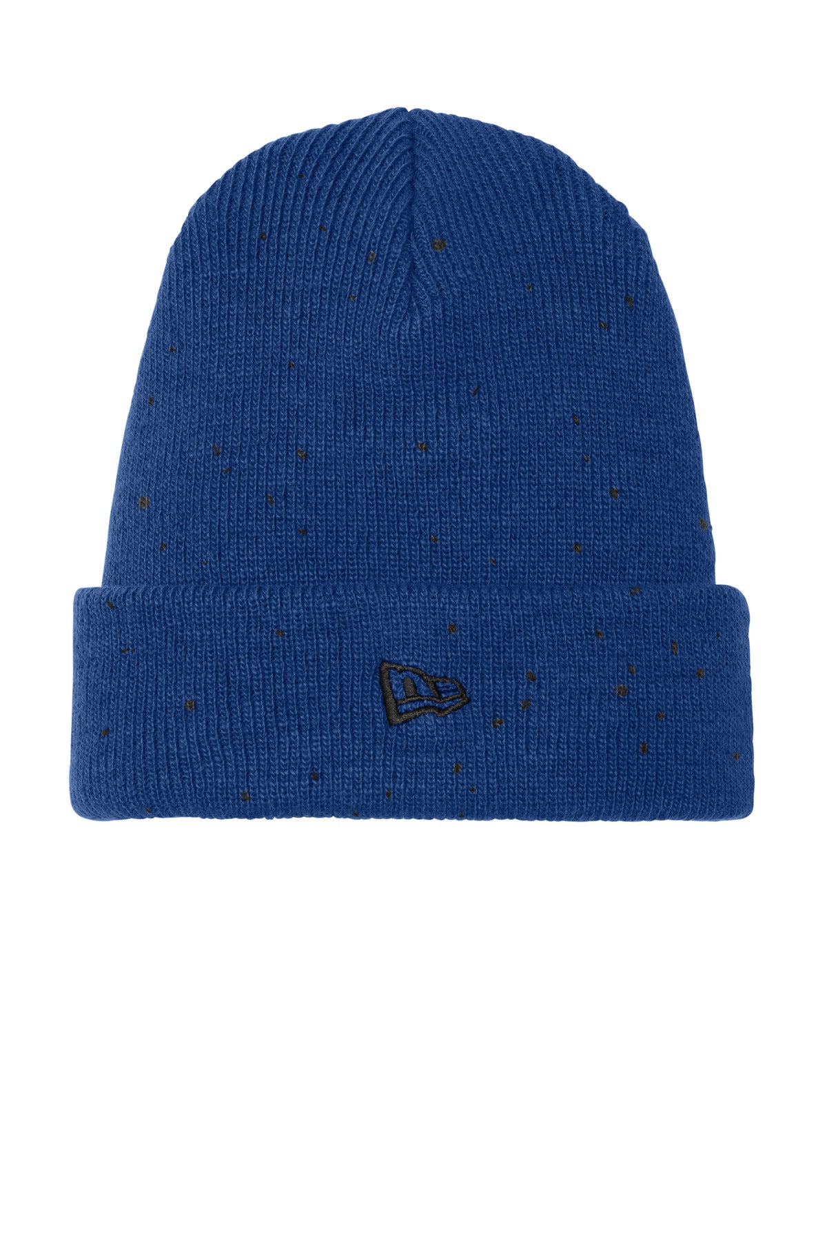 New Era  Speckled Beanie. NE905 in Royal/ Black