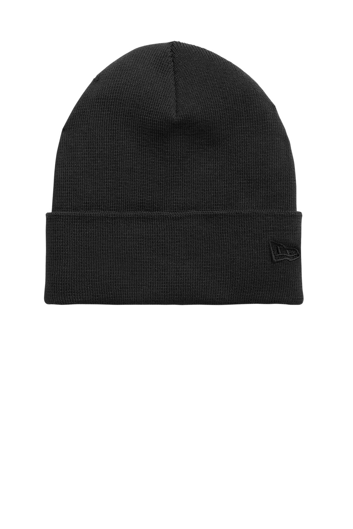 New Era Recycled Cuff Beanie NE907 in Black