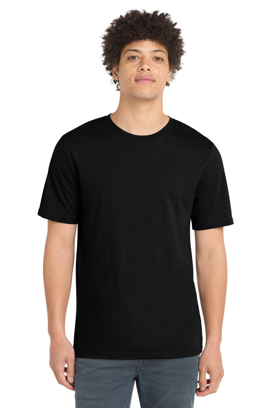 New Era  Tri-Blend Tee NEA135 in Black Solid