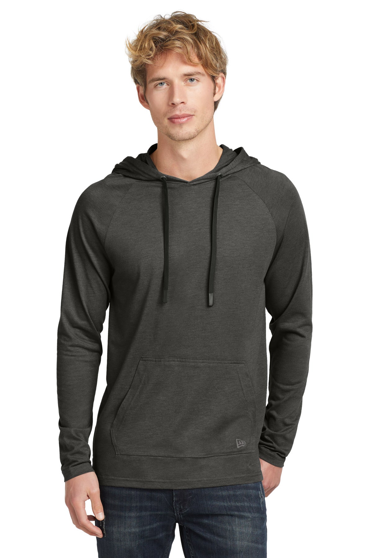 New Era  Tri-Blend Hoodie. NEA137 in Graphite