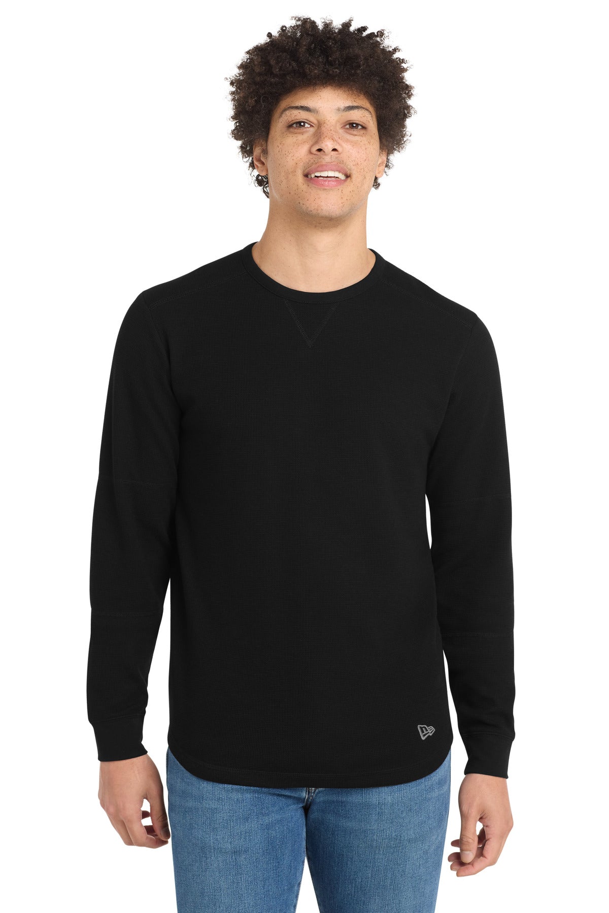 New Era Thermal Long Sleeve NEA140 in Black