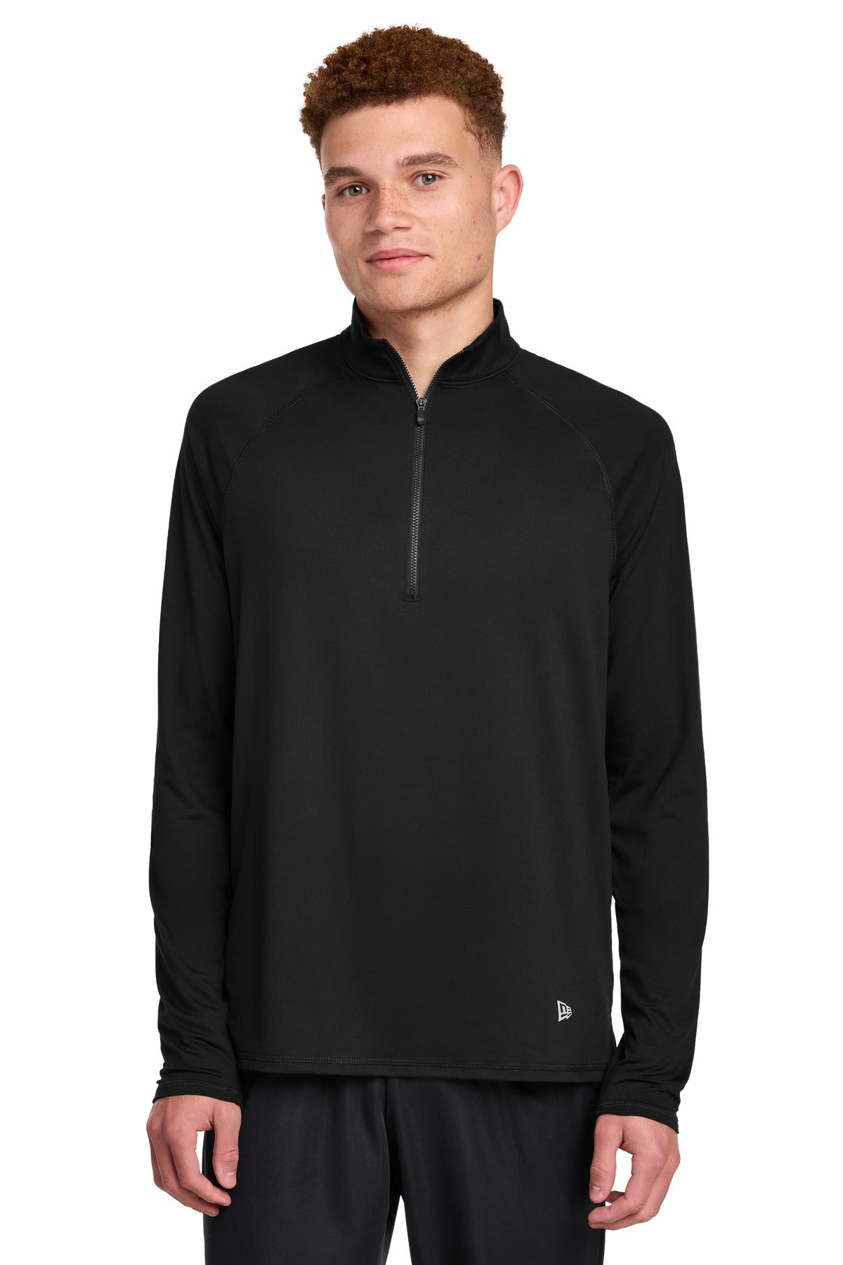 New Era Power 1/2-Zip NEA228 in Black