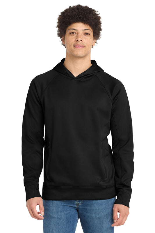 New Era  Venue Fleece Pullover Hoodie. NEA520 in Black