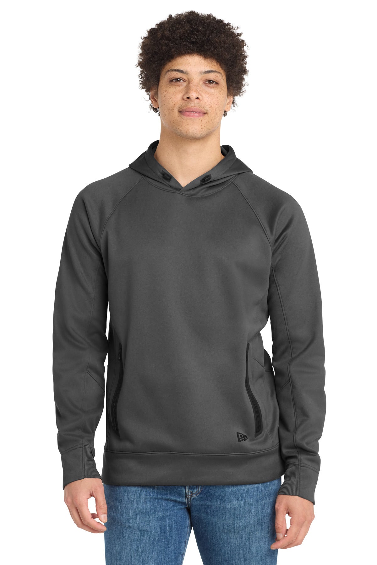 New Era  Venue Fleece Pullover Hoodie. NEA520 in Graphite