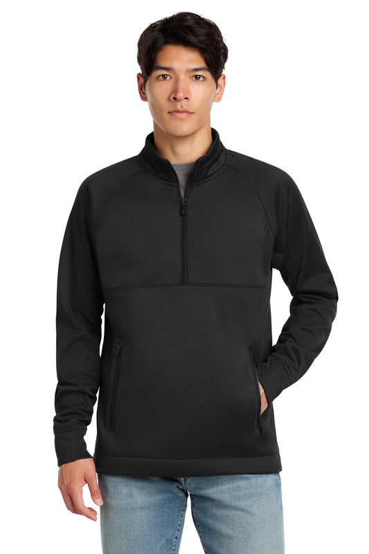 New Era  Venue Fleece 1/4-Zip Pullover. NEA523 in Black