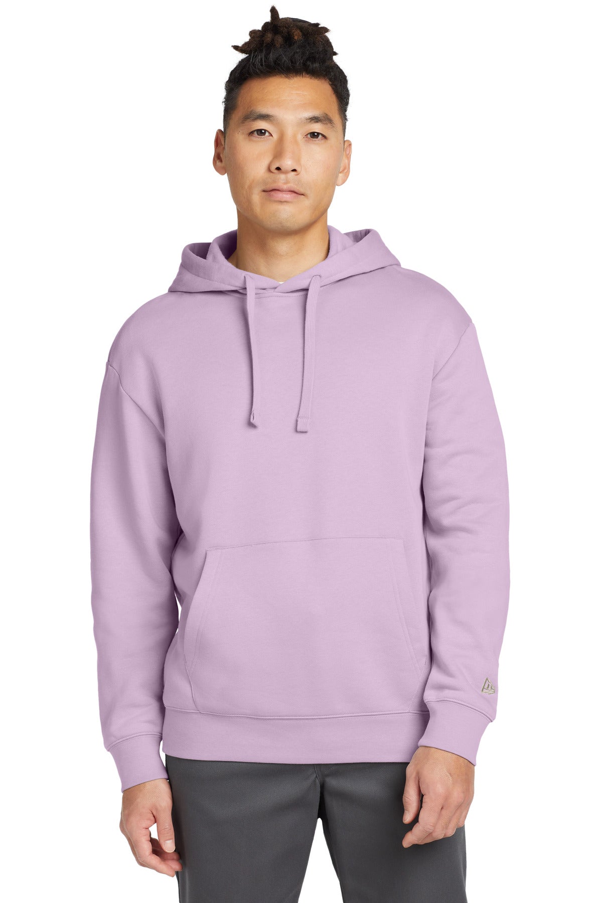 New Era Heritage Fleece Pullover Hoodie NEA525 in Lavender