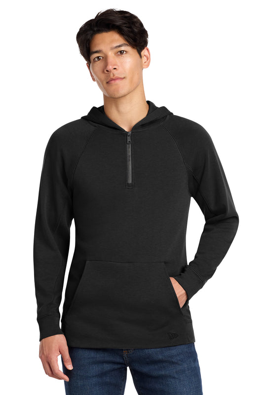 New Era STS 1/4-Zip Hoodie NEA541 in Black