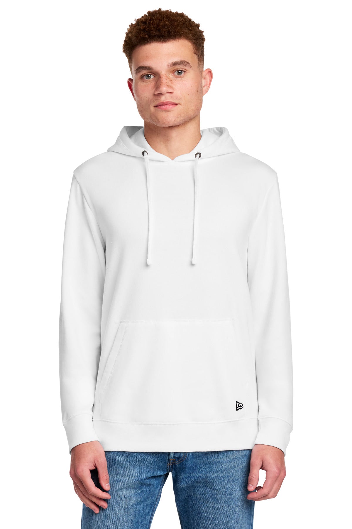 New Era Comeback Fleece Pullover Hoodie NEA550 in White