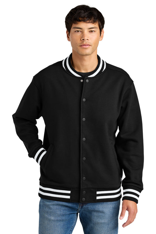 New Era Varsity Heavyweight Fleece Jacket NEA560 in Black