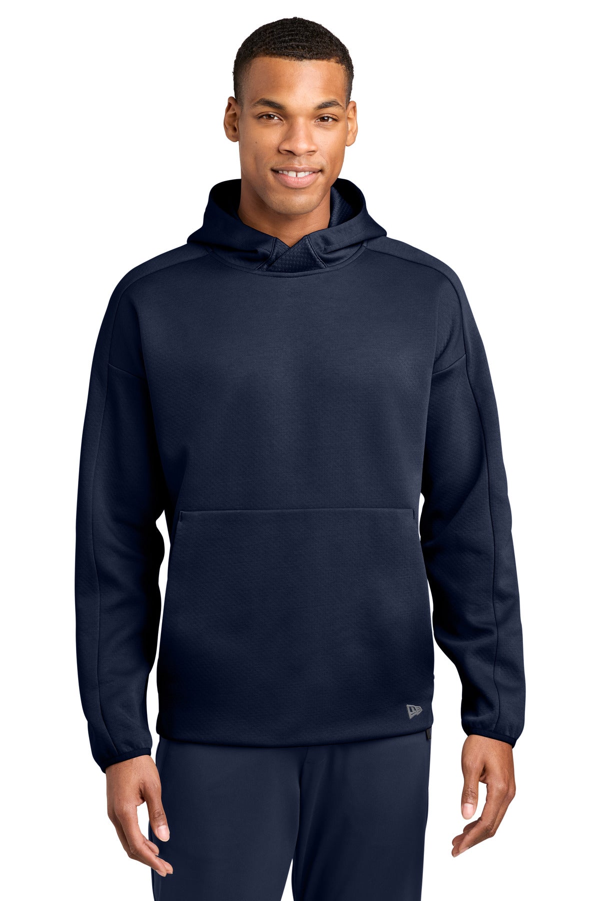 New Era Double Back Pullover Hoodie NEA565 in True Navy