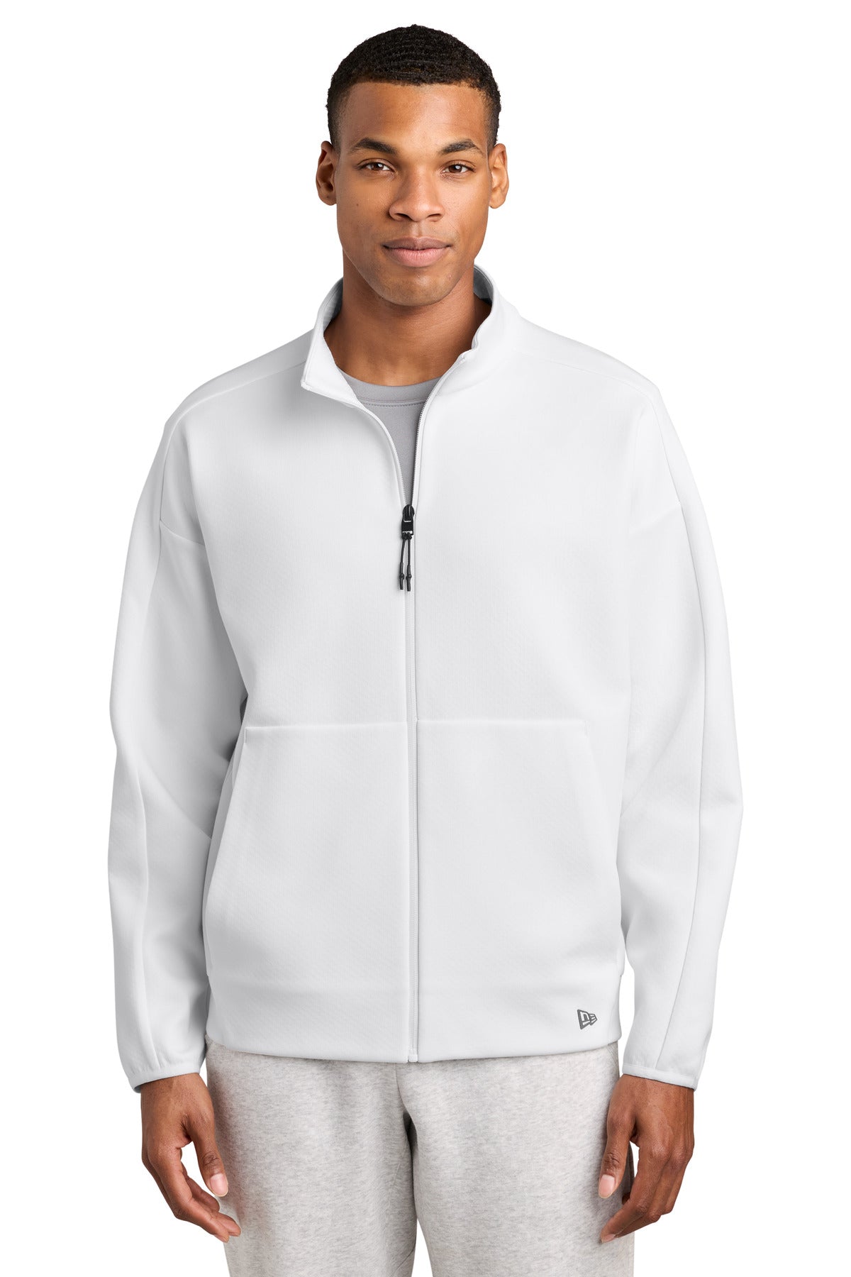 New Era Double Back Full-Zip NEA566 in White