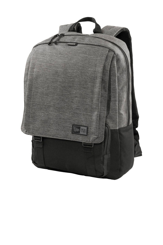 New Era  Legacy Backpack. NEB202 in Black Twill Heather/ Black