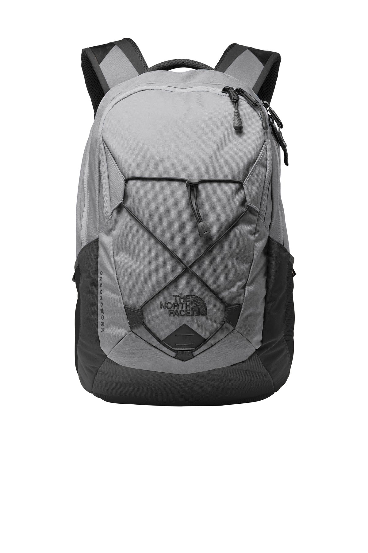 The North Face  Groundwork Backpack. NF0A3KX6 in Mid Grey/ Asphalt Grey