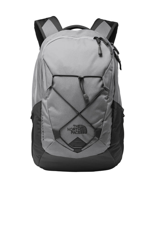 The North Face  Groundwork Backpack. NF0A3KX6 in Mid Grey/ Asphalt Grey