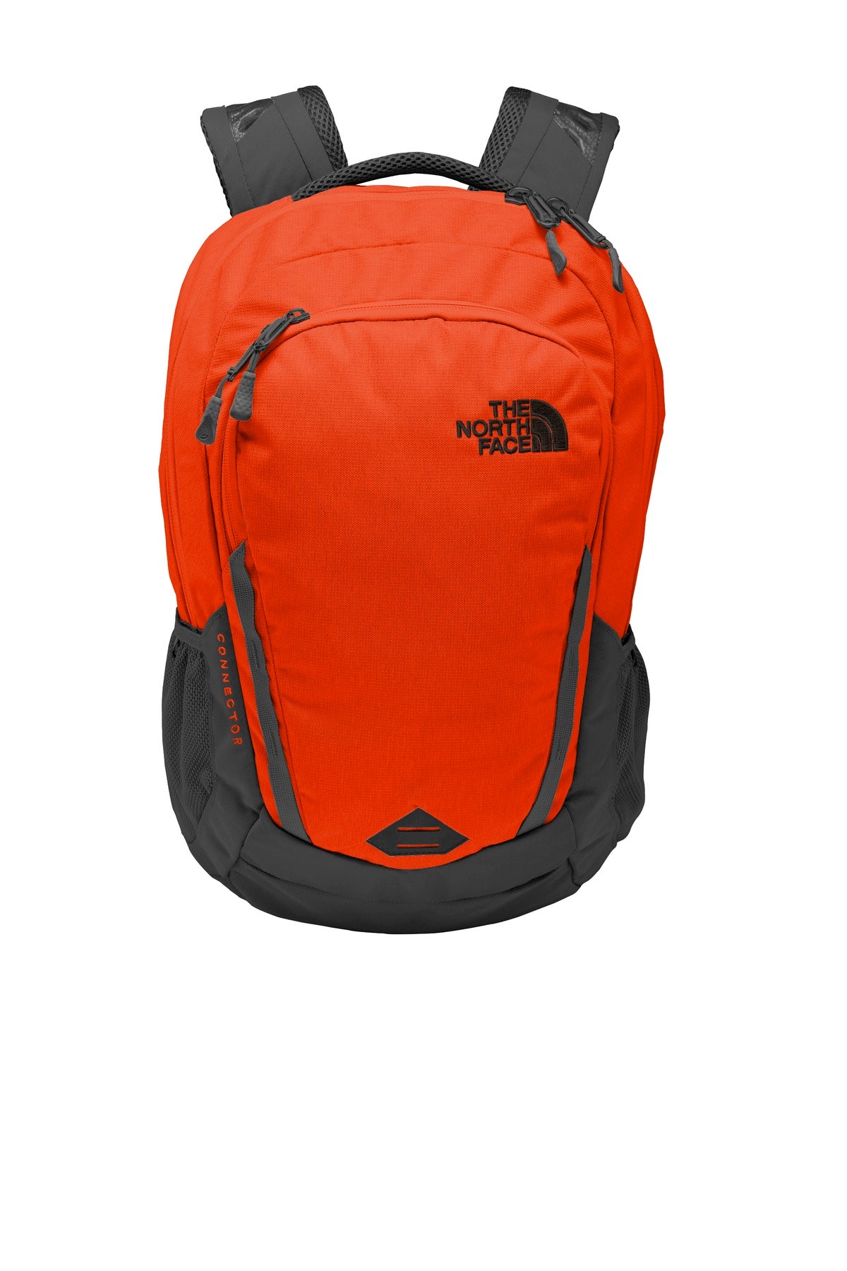 The North Face  Connector Backpack. NF0A3KX8 in Tibetan Orange/ Asphalt Grey