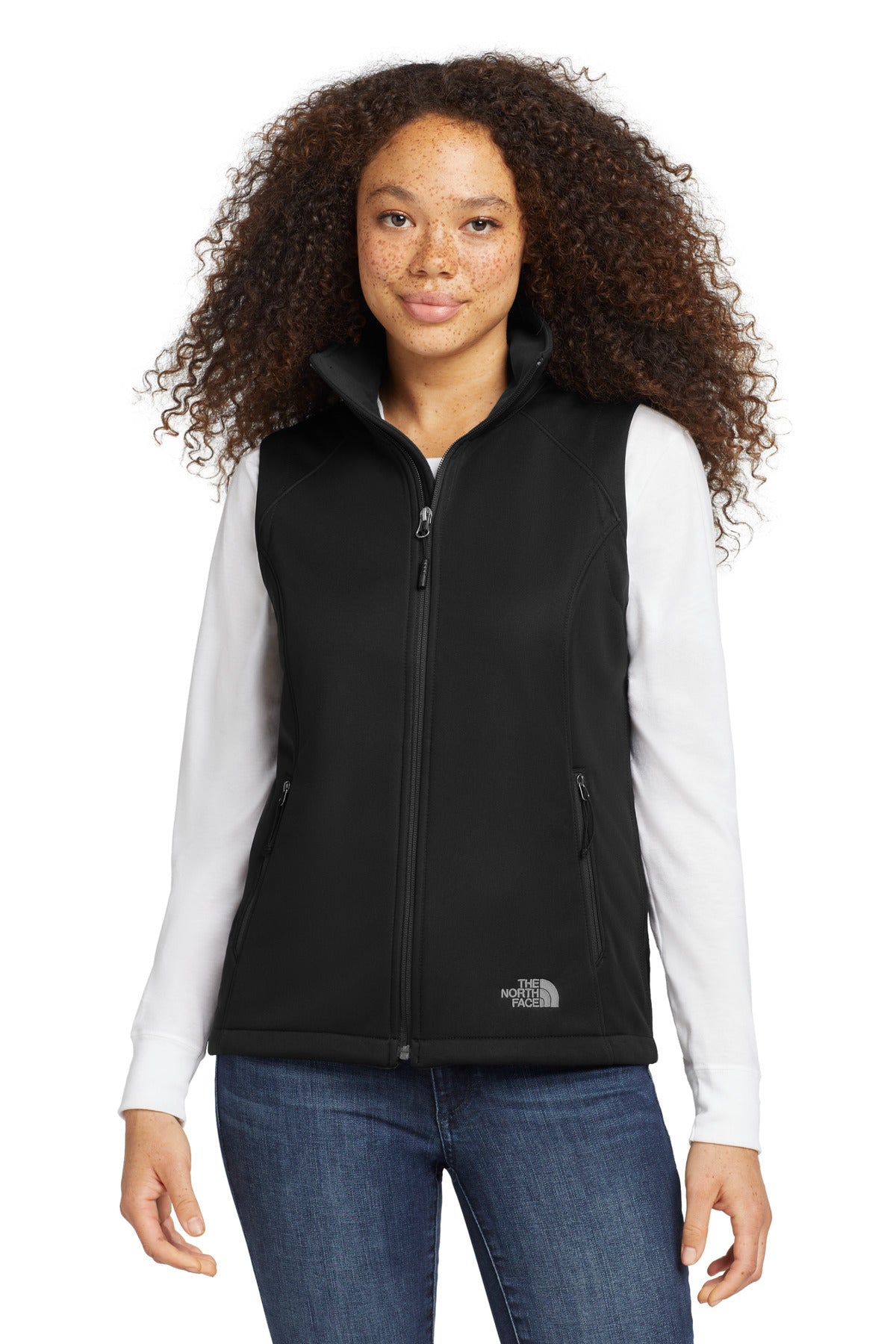 The North Face  Women's Ridgewall Soft Shell Vest. NF0A3LH1 in TNF Black