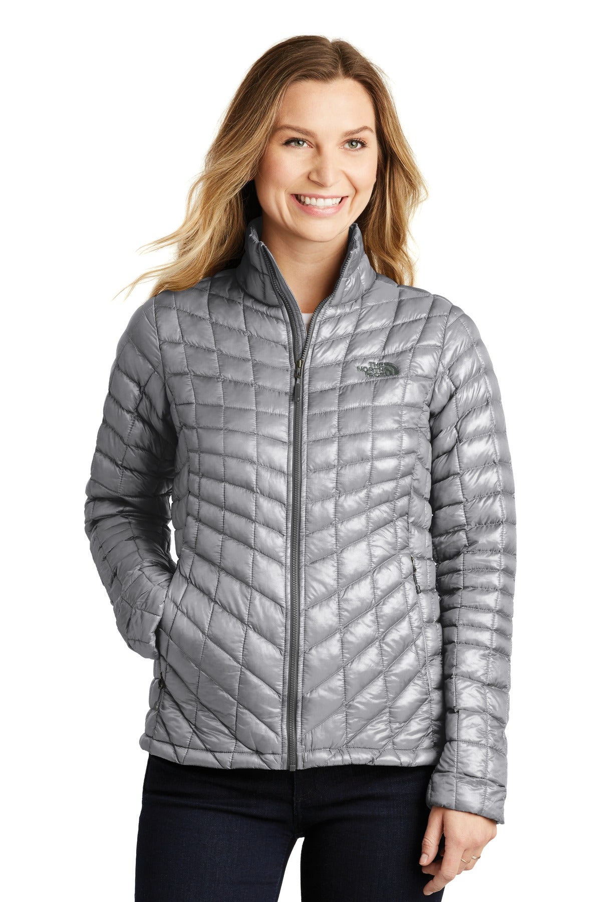 The North Face  Women's ThermoBall  Trekker Jacket. NF0A3LHK in Mid Grey