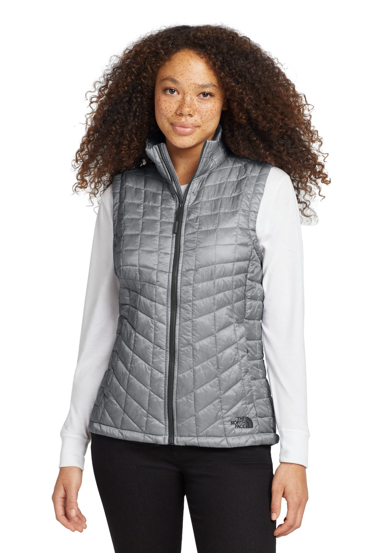 The North Face  Women's ThermoBall   Trekker Vest. NF0A3LHL in Mid Grey