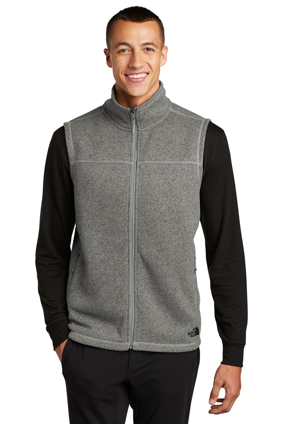 The North Face  Sweater Fleece Vest NF0A47FA in TNF Medium Grey Heather