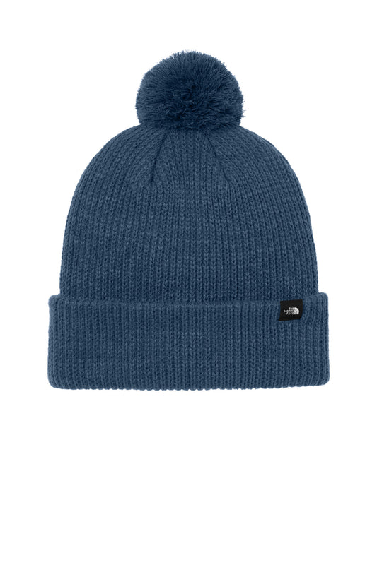 The North Face Pom Beanie NF0A7RGI in Shady Blue