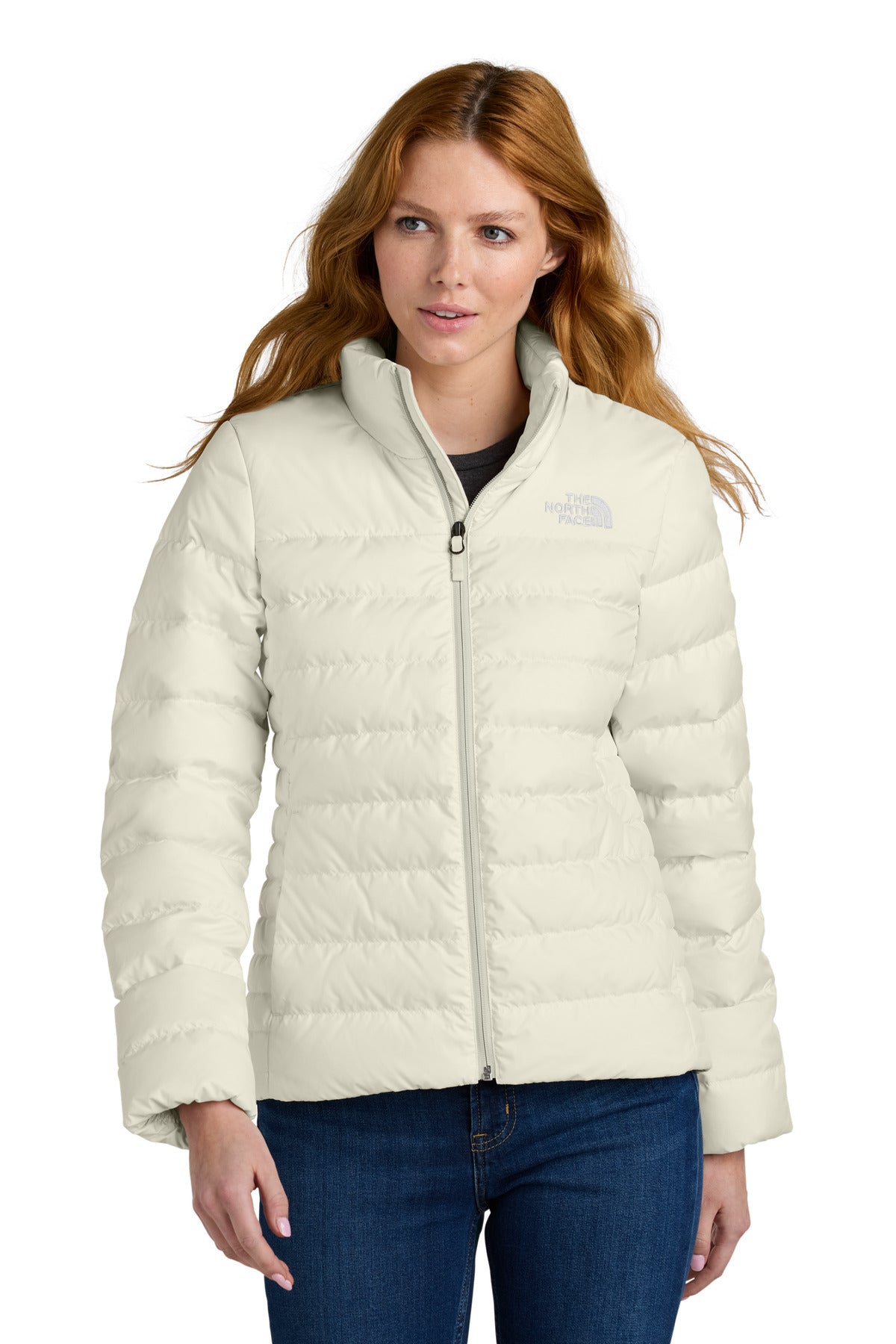 The North Face Women's Down Hybrid Jacket NF0A7V4G in Vintage White