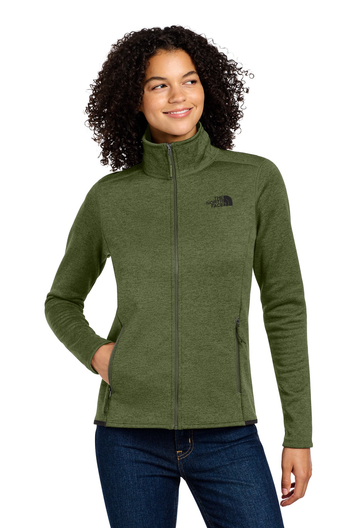 The North Face  Women's Skyline Full-Zip Fleece Jacket NF0A7V62 in Four Leaf Clover Heather