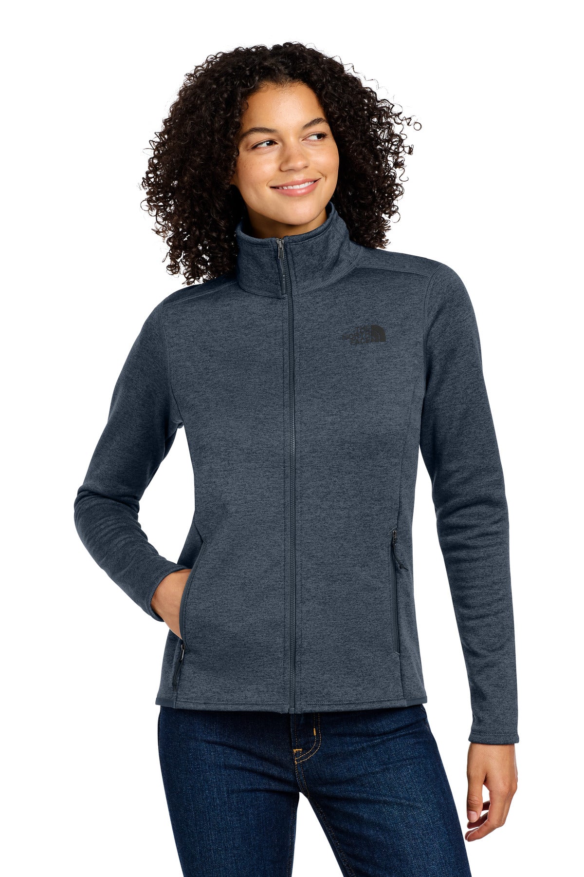 The North Face  Women's Skyline Full-Zip Fleece Jacket NF0A7V62 in Urban Navy Heather
