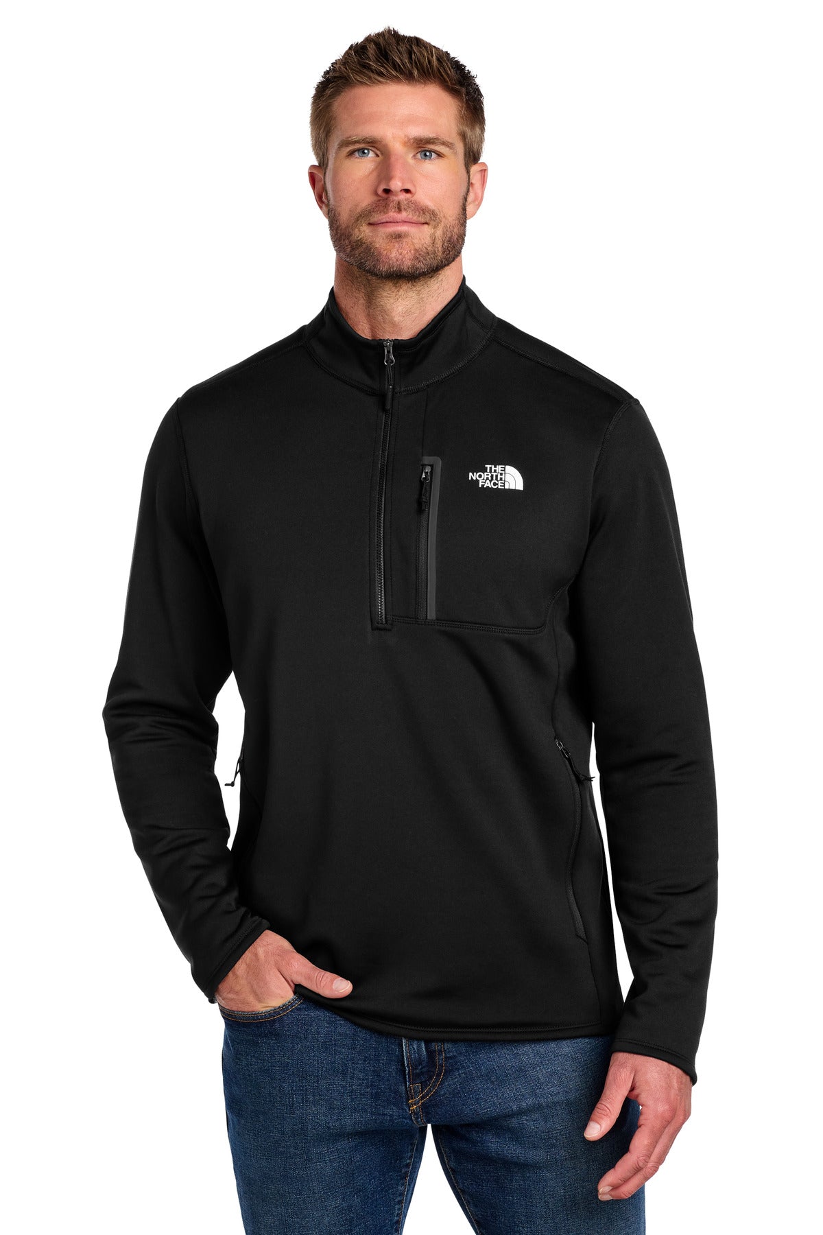 The North Face  Skyline 1/2-Zip Fleece NF0A7V63 in TNF Black