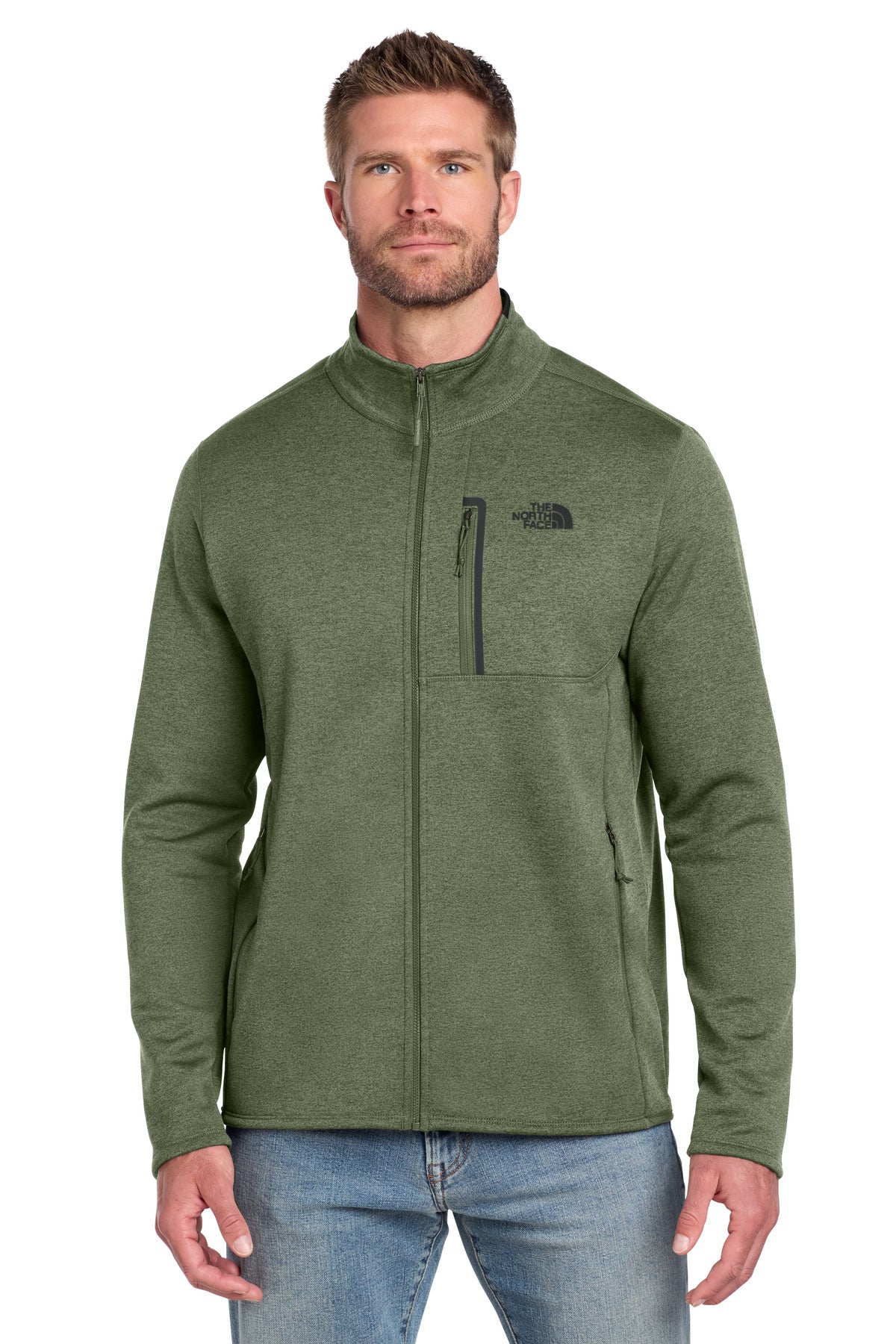 The North Face Skyline Full-Zip Fleece Jacket NF0A7V64 in Four Leaf Clover Heather