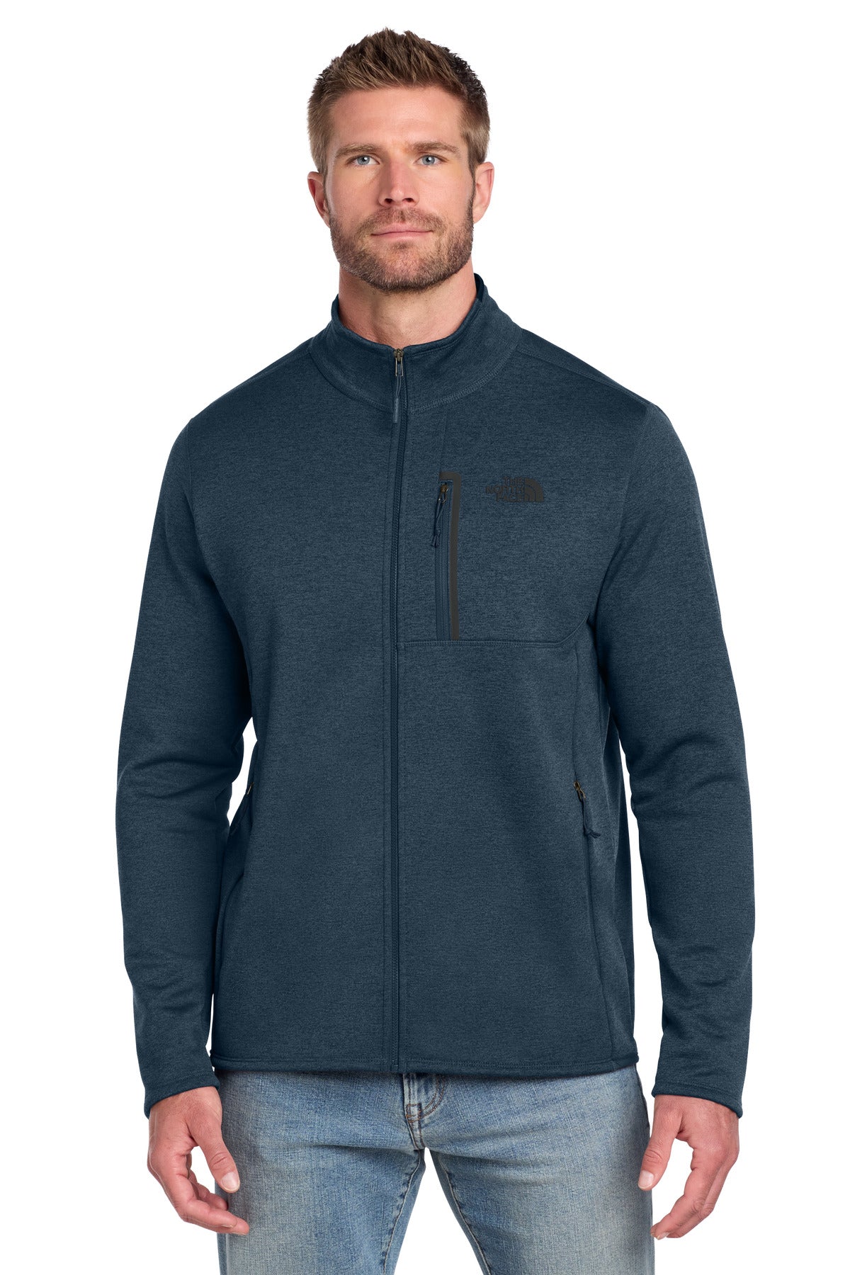 The North Face Skyline Full-Zip Fleece Jacket NF0A7V64 in Urban Navy Heather