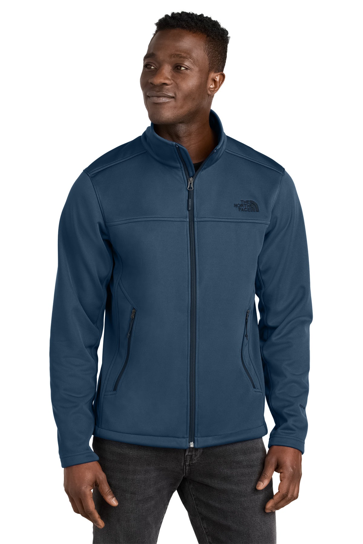 The North Face Chest Logo Ridgewall Soft Shell Jacket NF0A88D5 in Shady Blue