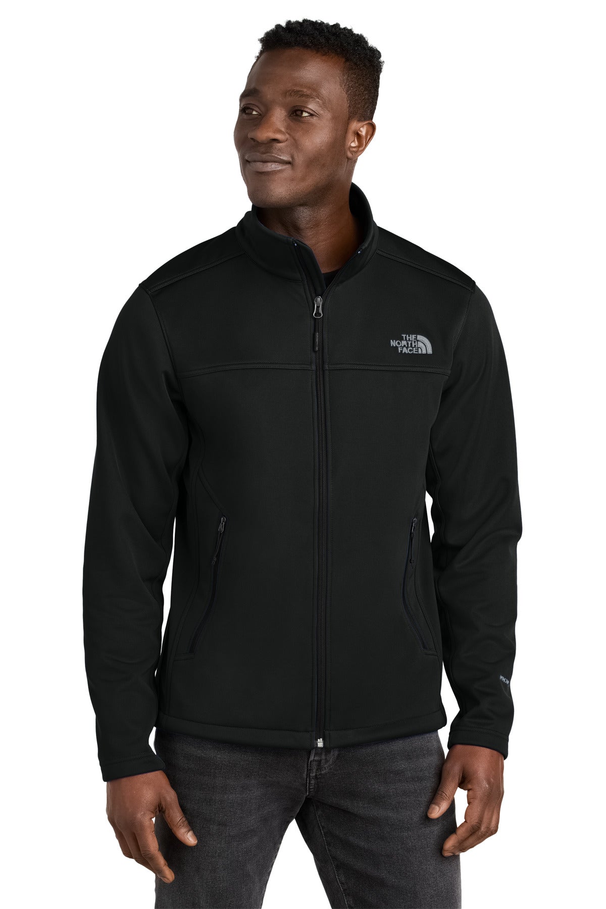 The North Face Chest Logo Ridgewall Soft Shell Jacket NF0A88D5 in TNF Black