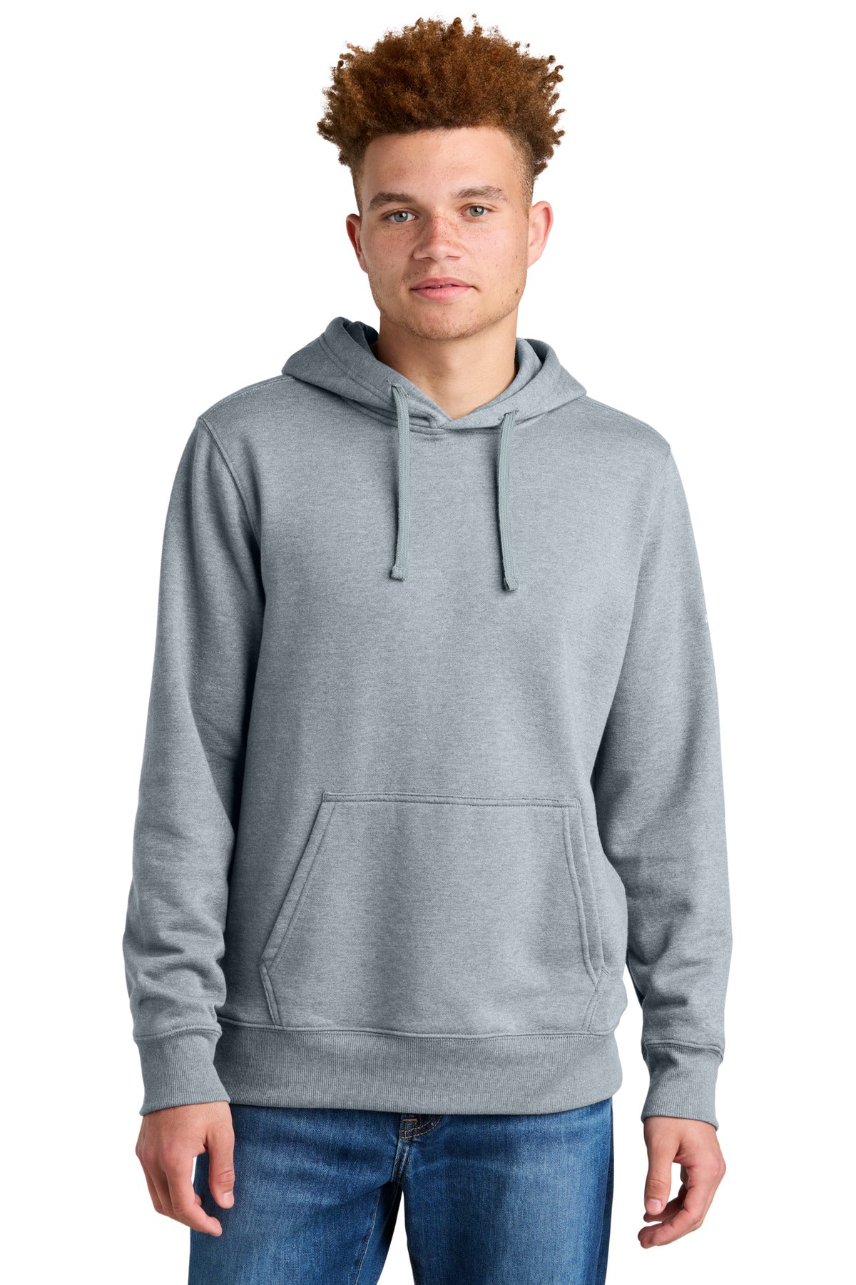The North Face Sleeve Logo Pullover Hoodie NF0A8AU0 in TNF Light Grey Heather